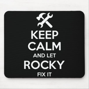 Tapis De Souris Citation Rocky Fix Drôle Anniversaire Nom Personna