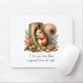 Tapis De Souris Citation romantique mignonne Aquarelle Valentines  (Avec souris)