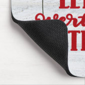 Tapis De Souris Citation rouge et marguerite (Coin)