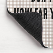Tapis De Souris Citation sur le vichy (Coin)