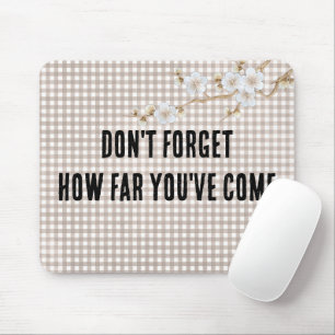 Tapis De Souris Citation sur le vichy