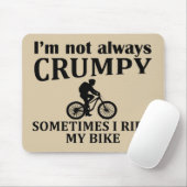 Tapis De Souris citations amusantes à vélo (Avec souris)