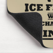 Tapis De Souris citations amusantes sur la pêche à la glace et les (Coin)