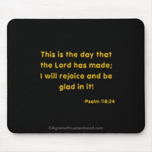 Tapis De Souris Citations bibliques (Devant)