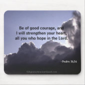 Tapis De Souris Citations bibliques (Devant)