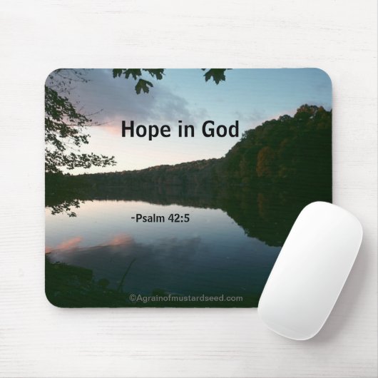 Tapis De Souris Citations chrétiennes (Avec souris)