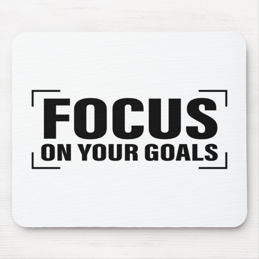 Tapis De Souris Citations de distraction Focus Citations d'art (Devant)