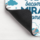 Tapis De Souris Citations de foi et Motif d'oiseaux (Coin)