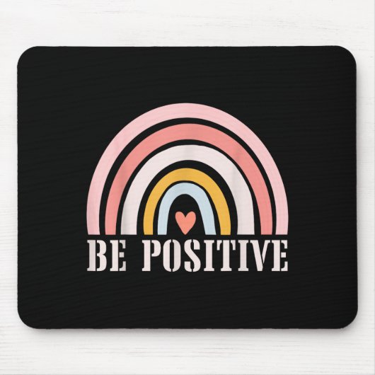 Tapis De Souris Citations de motivation positives Dire positif (Devant)