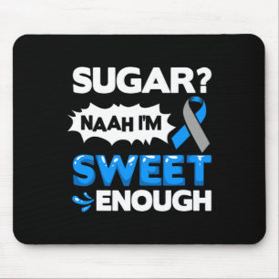 Tapis De Souris Citations du diabète Lutte contre le diabète Défen