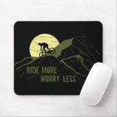 Tapis De Souris citations inspirantes à vélo (Avec souris)