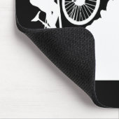 Tapis De Souris citations inspirantes à vélo (Coin)