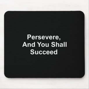 Tapis De Souris Citations Inspirationnelles - Persévérantes Et Vou
