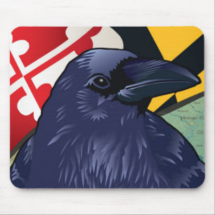 Tapis De Souris Citoyen Raven, le Maryland plus jamais