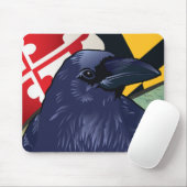Tapis De Souris Citoyen Raven, le Maryland plus jamais (Avec souris)