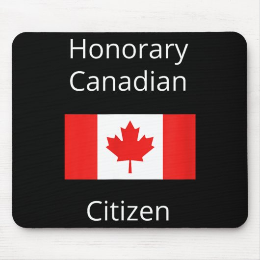 Tapis De Souris Citoyenne d'honneur canadienne (Devant)