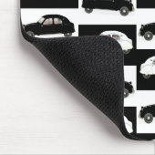 Tapis De Souris Citroen 2CV noir blanc (Coin)