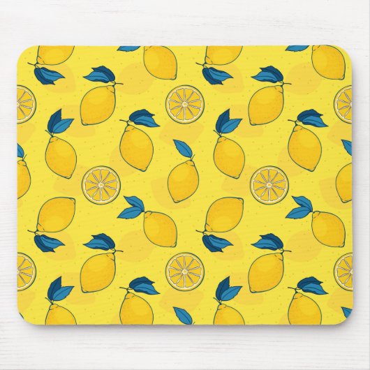 Tapis De Souris Citron Citrus frais (Devant)