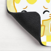 Tapis De Souris Citron Cupcake Kitty Mousepad (Coin)