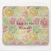 Tapis De Souris Citron Lime Orange Pamplemousse Fruit Étincelle  (Devant)