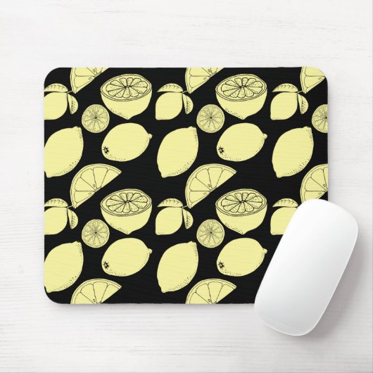 Tapis De Souris Citrons (Avec souris)