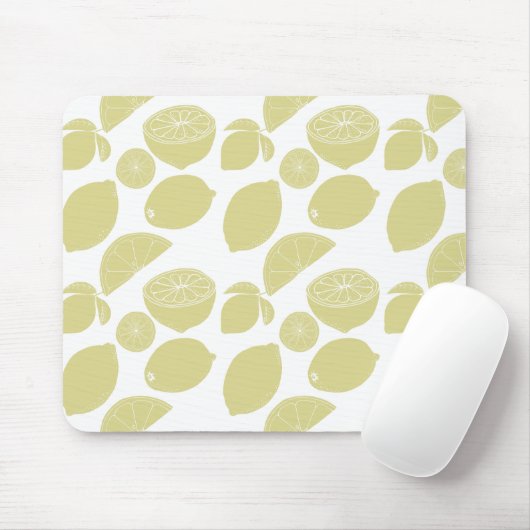 Tapis De Souris Citrons (Avec souris)