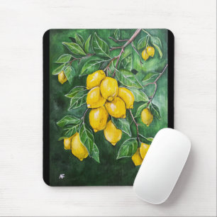 Tapis De Souris Citrons dorés par un jour d'hiver par Alfred Fox