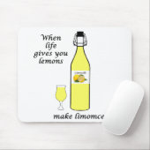 Tapis De Souris Citrons en limoncello (Avec souris)