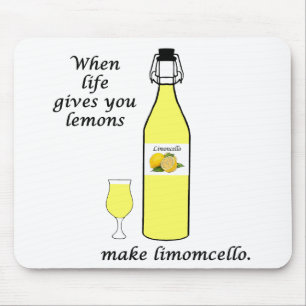 Tapis De Souris Citrons en limoncello