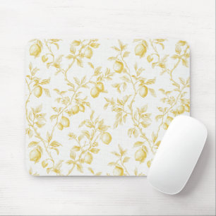 Tapis De Souris Citrons Fruits Jaunes Font De La Limonade