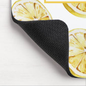 Tapis De Souris Citrons Jaunes Modernes Motif & Squeeze La Journée (Coin)