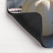 Tapis De Souris Citrouille blanc sur la grille - Vignoble de Marth (Coin)