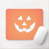 Tapis De Souris Citrouille déplaisant Halloween Mousepad (Avec souris)