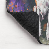 Tapis De Souris Citrouille d'Halloween américain Foxhound (Coin)