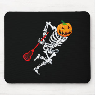 Tapis De Souris Citrouille d'Halloween de crosse osseuse