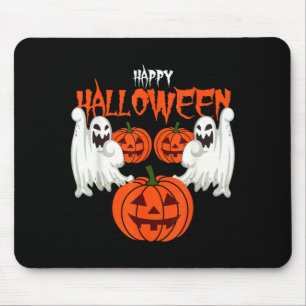 Tapis De Souris citrouille d'Halloween fantôme chemise d'automne