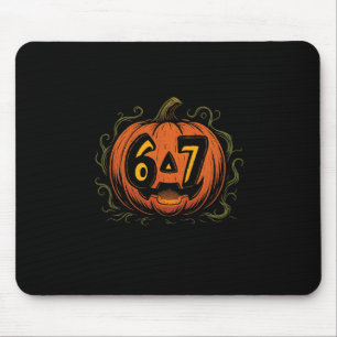 Tapis De Souris Citrouille d'Halloween Mème 67 - Six Sept Générati