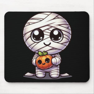 Tapis De Souris Citrouille d'Halloween mignonne/maman