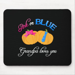 Tapis De Souris Citrouille Genre Révéler Grand-père Aime Que Vous 