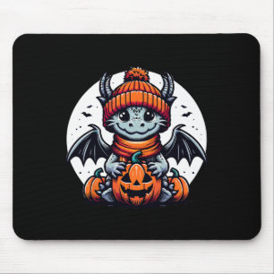 Tapis De Souris Citrouille Halloween Dragon