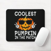 Tapis De Souris Citrouille Le Plus Cool Dans Le Patch Fun Boys Fil (Avec souris)