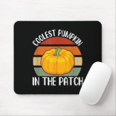 Tapis De Souris Citrouille Le Plus Coolle Dans Le Patch Halloween (Avec souris)