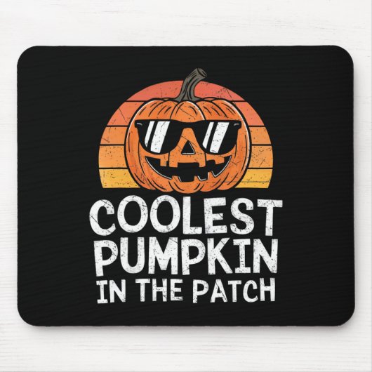 Tapis De Souris Citrouille le plus froid dans le Patch Halloween A (Devant)