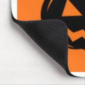 Tapis De Souris Citrouille noir (Coin)