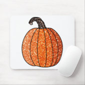Tapis De Souris Citrouille parties scintillant (Avec souris)