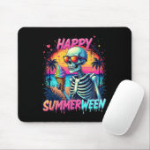 Tapis De Souris Citrouille Pastèque d'été Joyeux Summerween (Avec souris)