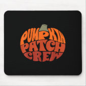 Tapis De Souris Citrouille Patch Crew Funny Citrouille Patch Squad (Devant)