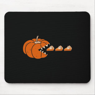 Tapis De Souris Citrouille Pie Thanksgiving Day Fun Automne Automn