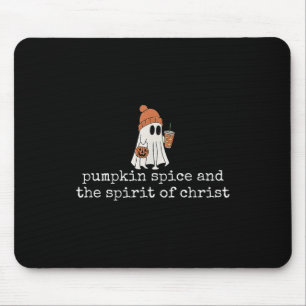 Tapis De Souris Citrouille Sce Et L'Esprit Du Christ Noël Chrétien