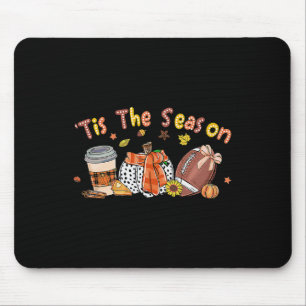 Tapis De Souris Citrouille Spice Football C'Est La Saison Automne 